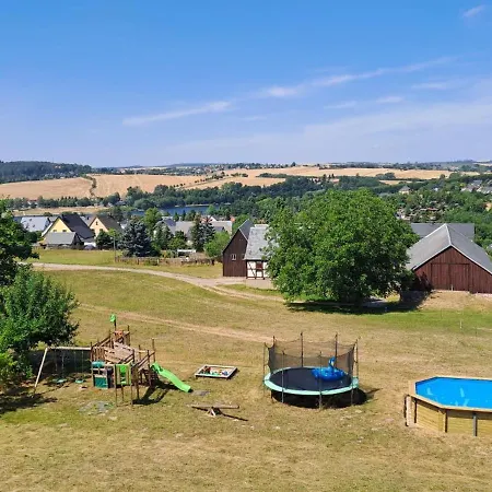 Apartament Ferienwohnung Gartenblick Mit Pool Und Kinderspielplatz Dippoldiswalde
